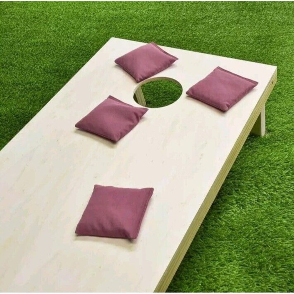 GoSports Cornhole Bean Bags Set of 4 - Regulation All Weather - 6 x 6", Burgandy - Picture 2 of 3